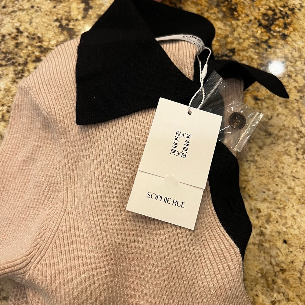 Sophie Rue collared Rib Knit Dress - Picture 3 of 3